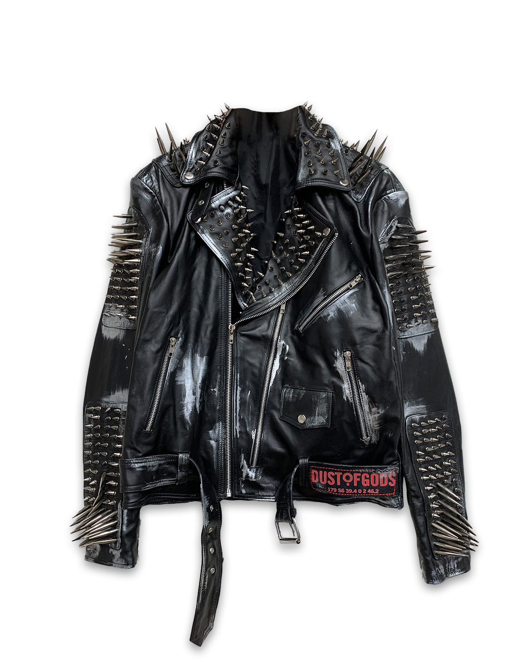 Fractured Leather Jacket