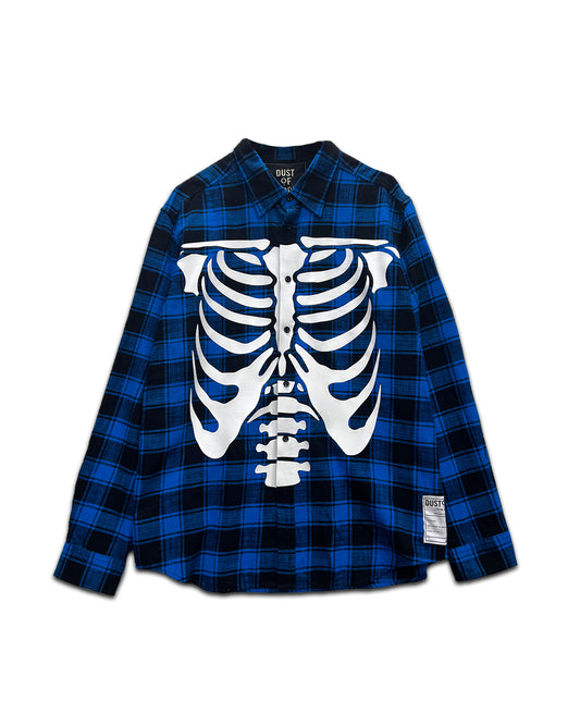 Skull & Bones Blue Flannel