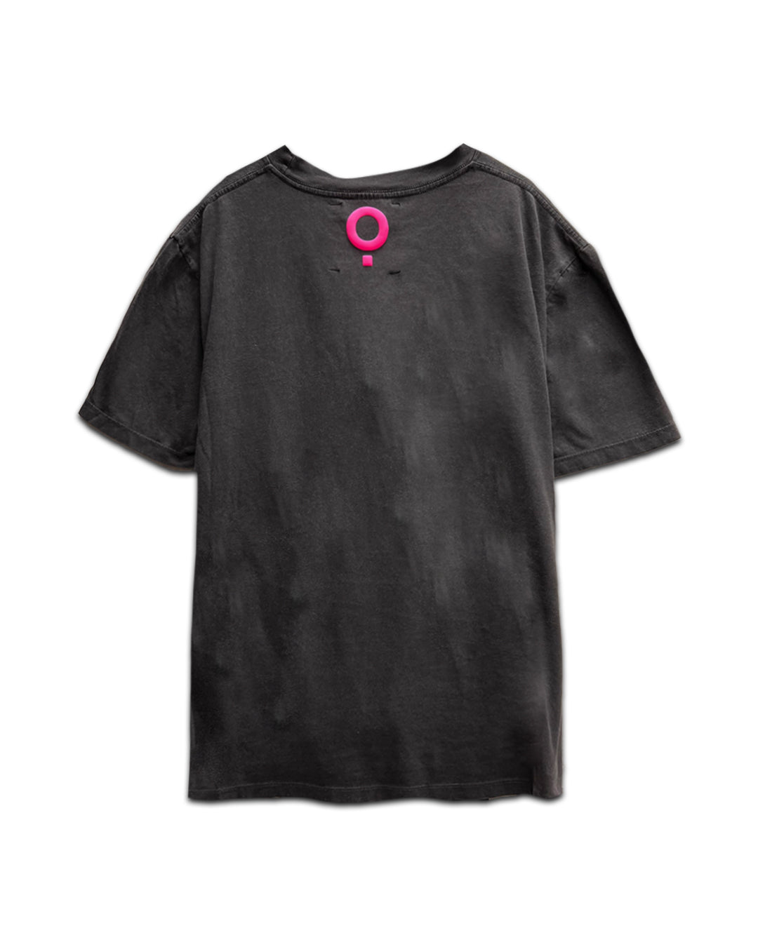 Charcoal and Pink Skull & Bones Tee