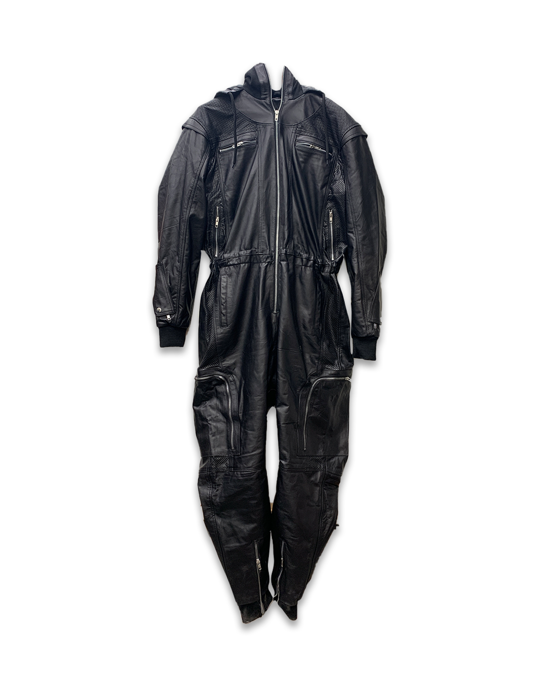 Staples Leather Jumpsuit