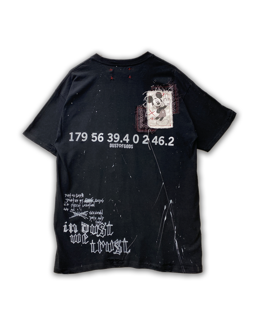 Dusted Black Mickey Shirt