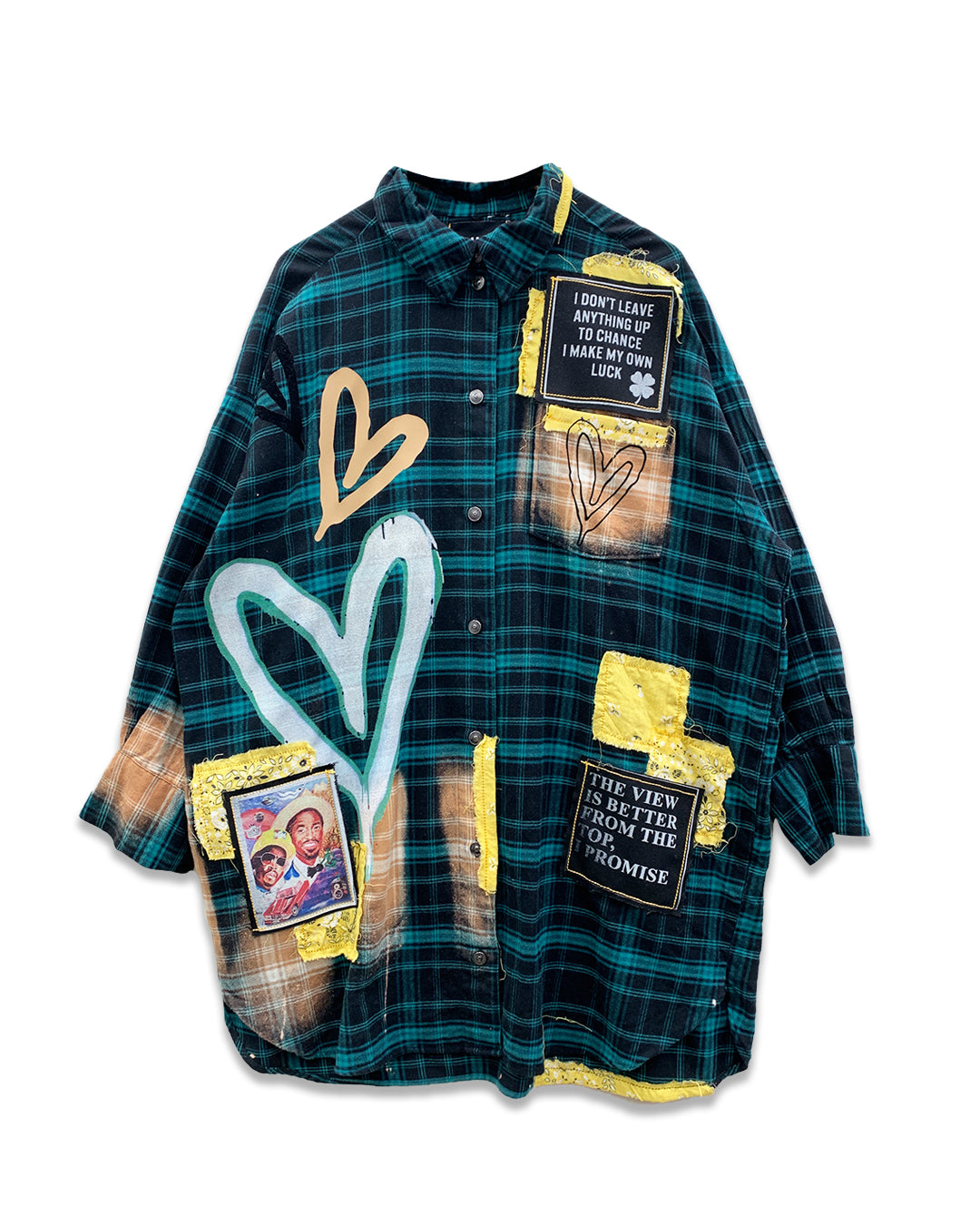 Dusted Green Custom Flannel